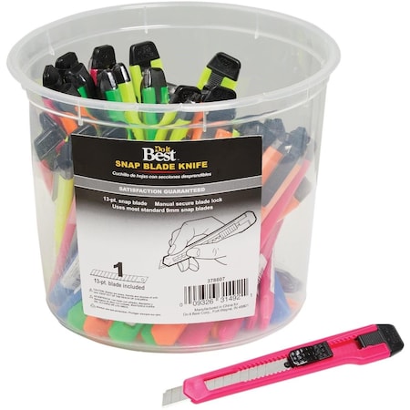 All-Source 9 mm 13-Point Snap-Off Knife Display K13-50-DIB